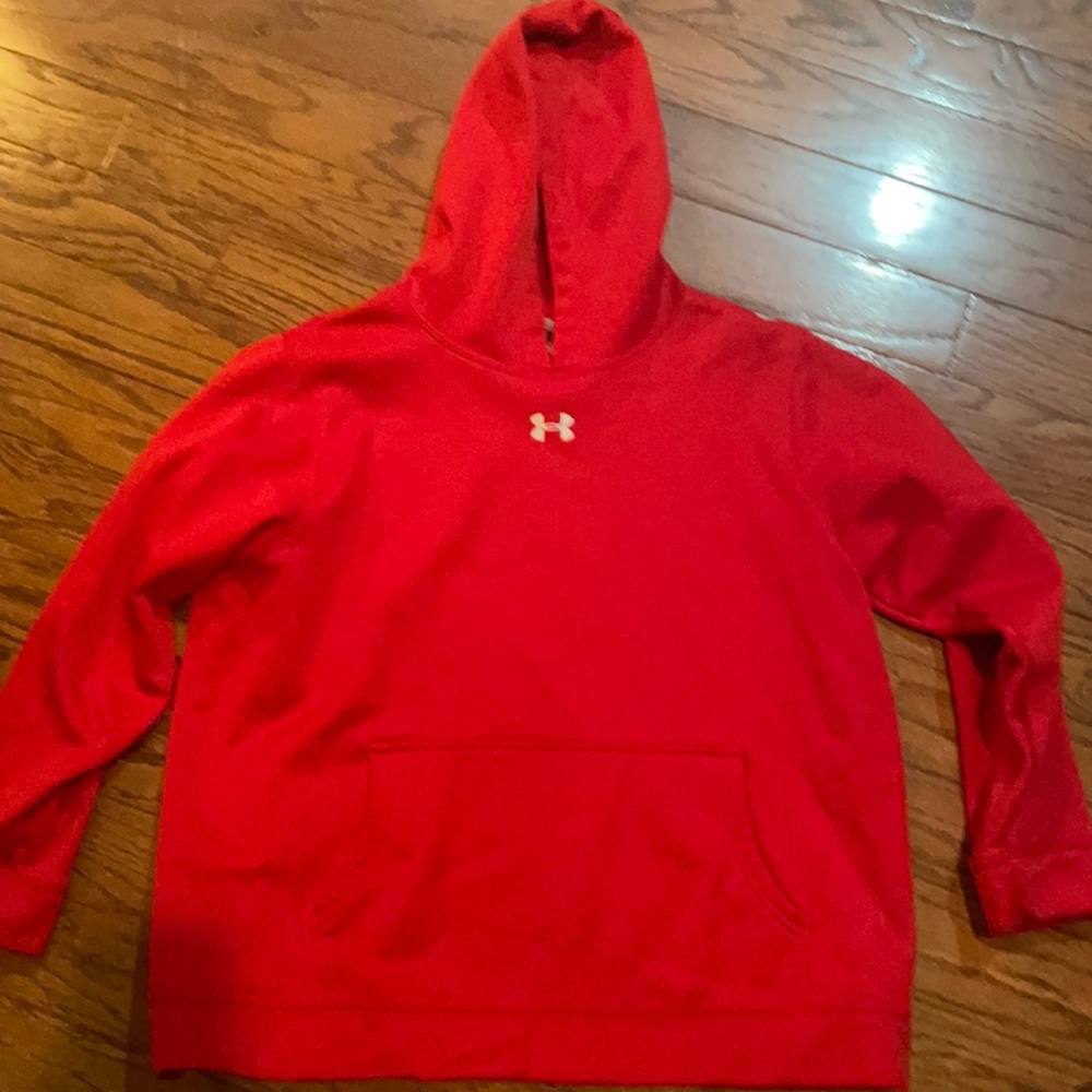 Under Armour Youth XL red hoodie